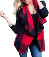 👚 women's multicolor sleeveless cardigan by foxred - irregular design for enhanced seo logo