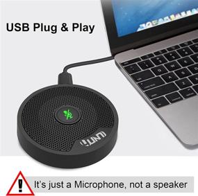 img 1 attached to 🎙️ Upgraded USB Conference Microphone | Omnidirectional PC Microphones | Enhanced 360° Voice Pick-up | Plug & Play Compatible for Zoom, Skype, Video Meetings, Gaming, Chatting (UM10)