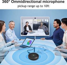 img 3 attached to 🎙️ Upgraded USB Conference Microphone | Omnidirectional PC Microphones | Enhanced 360° Voice Pick-up | Plug & Play Compatible for Zoom, Skype, Video Meetings, Gaming, Chatting (UM10)