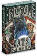 bicycle cats playing cards - black, 🚲 designed by lisa parker - enhanced for seo логотип