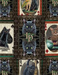 img 2 attached to Bicycle Cats Playing Cards - Black, 🚲 Designed by Lisa Parker - Enhanced for SEO