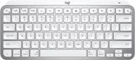 logitech mx keys mini for mac: wireless, backlit, compact keyboard with usb-c compatibility and tactile typing logo