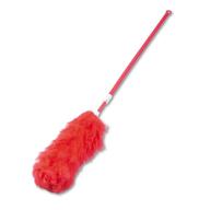 🧹 unisan lambswool extendable duster: handle extends 35-48 inches, assorted colors - buy now! logo