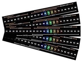 img 3 attached to Fermometer-HOZQ8-809 Stick-on Strip Thermometer - Pack of 5, Black