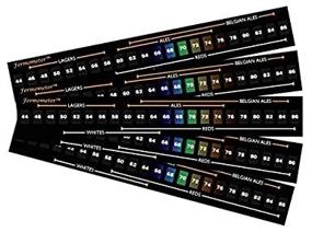 img 1 attached to Fermometer-HOZQ8-809 Stick-on Strip Thermometer - Pack of 5, Black