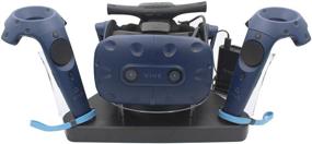 img 3 attached to Улучшенное зарядное устройство AFAITH для гарнитуры HTC Vive Pro/Vive и контроллера: Многофункциональная контактная зарядная станция с держателем VR и поддержкой обновления прошивки.