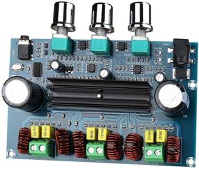 img 4 attached to Clyxgs TPA3116D2 2.1 Channel Digital Power Amplifier Board - 100W+2x50W 5.0 Wireless Audio Stereo Amplifier for DIY Speakers - DC12-24V