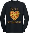 pizza my valentine lovers t shirt boys' clothing logo