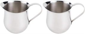 img 2 attached to Efficient Stainless Bell Shaped Commercial Pitchers by Tezzorio