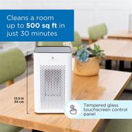 🌬️ medify ma-25 air purifier: powerful h13 true hepa filter for smoke, dust, odors, and pet dander - 500 sq ft coverage, 99.9% removal to 0.1 microns, white (1-pack) logo
