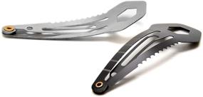 img 1 attached to 🐝 VinBee VintageBee Mini Multi Tool Hair Clip 10 Pack - Stainless Steel Women's Self-Defense EDC Survival Kit