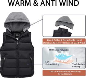 img 1 attached to 🧥 ZSHOW Boys' Windproof Winter Padded Puffer Clothing