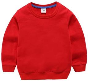 img 4 attached to Toddler Unisex Sweatshirt Hoodie - Fashionable Boys' Clothing for Hoodies & Sweatshirts