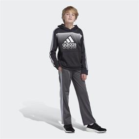 img 2 attached to 👕 Active Boys' Clothing: Stay Warm and Stylish with Adidas Horizon Pullover Hoodie Heather