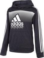 👕 active boys' clothing: stay warm and stylish with adidas horizon pullover hoodie heather logo