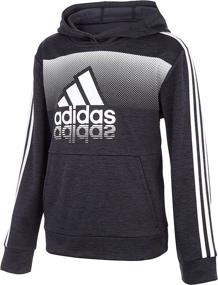 img 4 attached to 👕 Active Boys' Clothing: Stay Warm and Stylish with Adidas Horizon Pullover Hoodie Heather