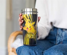 img 1 attached to Pokemon Lenticular Pikachu 16Oz Travel