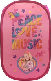 img 3 attached to 🌈 Яркий и удобный: Jay Franco Nickelodeon JoJo Siwa корзина со сменным фиксатором Peace Love Music в розовом цвете