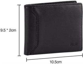 img 3 attached to Premium Leather Wallet with Convenient Pocket Section: Introducing Meister