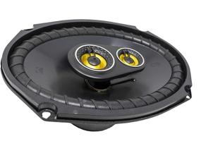 img 3 attached to Enhanced Kicker CS Series 150W 6 x 9 Inch Car Audio Coaxial Speaker Pair in Vibrant Yellow