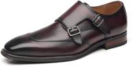 premium milano double leather business shoes: ultimate comfort for men's loafers & slip-ons logo