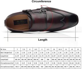 img 2 attached to Premium Milano Double Leather Business Shoes: Ultimate Comfort for Men's Loafers & Slip-Ons