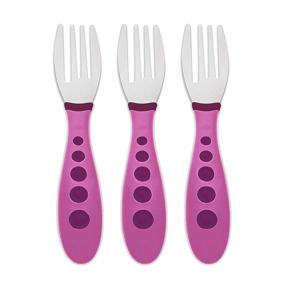 img 3 attached to 🍴 NUK First Essentials Kiddy Cutlery Forks: Perfect Utensils for Your Child's Beginning Feeding Journey