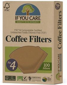 img 1 attached to 🌱 If You Care Coffee Filters No. 4 - 100 Count: Sustainable Choice for Your Brewing Needs