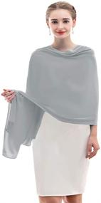 img 4 attached to Womens Scarf Fashion Shawls Evening Women's Accessories and Scarves & Wraps
