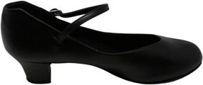 img 2 attached to Capezio Little Kid/Big Kid Jr. Footlight 550X Character Shoe: Comfort and Style Combined