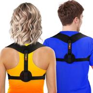 🪴 comfortable posture corrector brace for women and men - supports spinal alignment and posture - adjustable back straightener - posture fixer - slouching brace with optimum comfort логотип