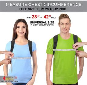 img 3 attached to 🪴 Comfortable Posture Corrector Brace for Women and Men - Supports Spinal Alignment and Posture - Adjustable Back Straightener - Posture Fixer - Slouching Brace with Optimum Comfort