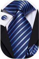 hi tie stripes handkerchief necktie cufflinks men's accessories and ties, cummerbunds & pocket squares logo
