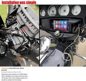 img 2 attached to 🔌 AOKUS Радиопереходник Plug-n-Play GTS для Apple CarPlay, совместим с Harley Davidson 2019 года и новее