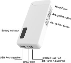 img 2 attached to Jnfire Luminous Rechargeable Windproof Refillable