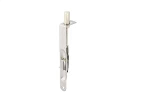 img 3 attached to 🚪 AmazonCommercial 6-Inch Round Solid Brass Flush Bolt with Satin Nickel Finish: The Perfect Door Accessory