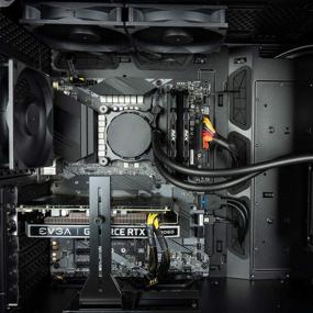 img 1 attached to 💻 Empowered PC Sentinel Gamer PC - Liquid Cooled Core i9 K-Series, 64GB RAM, 1TB NVMe SSD + 2TB HDD, NVIDIA GeForce RTX 3080 10GB, 850W PSU, AC WiFi, Windows 10 Home - Gaming Tower Desktop Computer