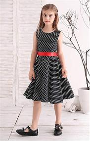 img 1 attached to 👗 Stylish Girls' Vintage Summer Casual Clothes (3015 150): Trendy and Timeless Fashion for the Season