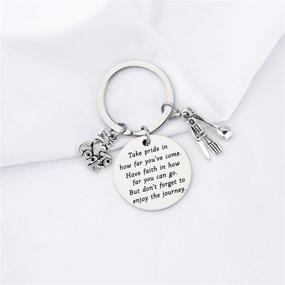 img 3 attached to Culinary School Gifts: Celebrate How Far You Have Come with Chef Keychain Charm - Perfect Cooking Lover Gift!