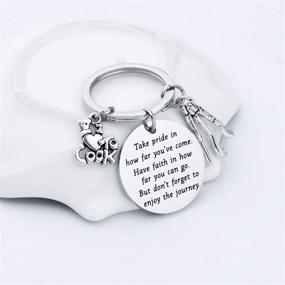 img 1 attached to Culinary School Gifts: Celebrate How Far You Have Come with Chef Keychain Charm - Perfect Cooking Lover Gift!