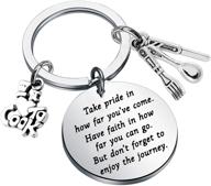 culinary school gifts: celebrate how far you have come with chef keychain charm - perfect cooking lover gift! logo
