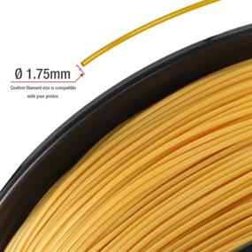 img 1 attached to 🌟 High-Quality TIANSE Gold PLA 3D Printer Filament: Exceptional 3D Printing Solution