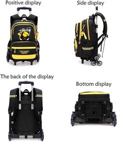 img 2 attached to 🎒 WZCSLM Pikachu Vacation Backpack Set