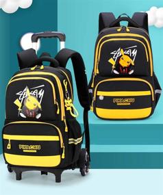 img 3 attached to 🎒 WZCSLM Pikachu Vacation Backpack Set