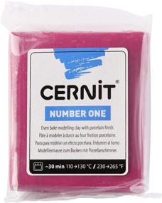 img 3 attached to Cernit 1-Piece Wine Red Clay N1 56g - Bordeaux