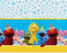 img 1 attached to Amscan 571672 Накладка на стол: Коллекция Sesame Street® - Окончательный праздничный аксессуар с покрытием 36 кв. футов