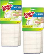 🧽 scotch-brite kitchen cleaning cloth, microfiber, white, 4/pack – ideal for efficient cleaning tasks! logo