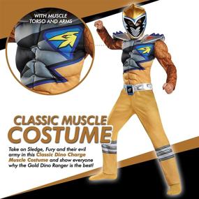 img 2 attached to 👮 Ranger Charge Classic Costume Dress Up & Pretend Play for Costumes - Perfect for Disguise & Fun!