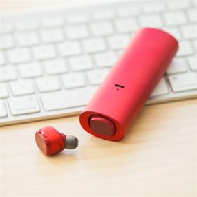 img 3 attached to 🎧 True Wireless Earbuds with Dual Noise Cancelling, V4.2, Portable Charging Case, Built-in Mic - Compatible with iPhone, Samsung, iPad, and Most Android Phones - SURBEST