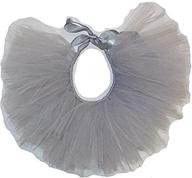 handcrafted silver grey tulle small logo